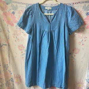 Madewell Tunic Chambray Dress
